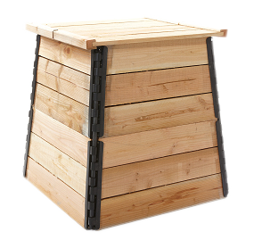 Composteur 400L PRATIK en bois Nos composteurs innovants