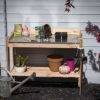 table de rempotage pots